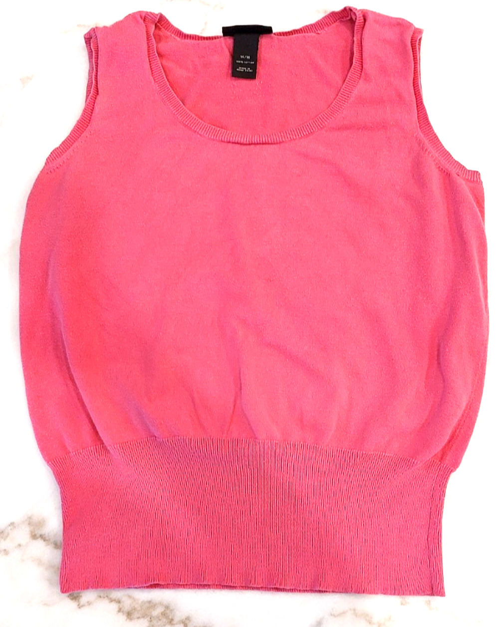 Lane Bryant Pink Women's Pullover Sleeveless Knit Top Blouse 14/16